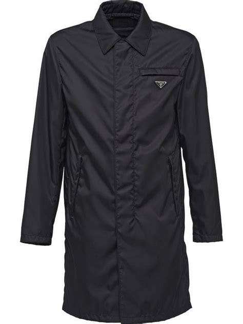 mens prada raincoat|farfetch prada coats.